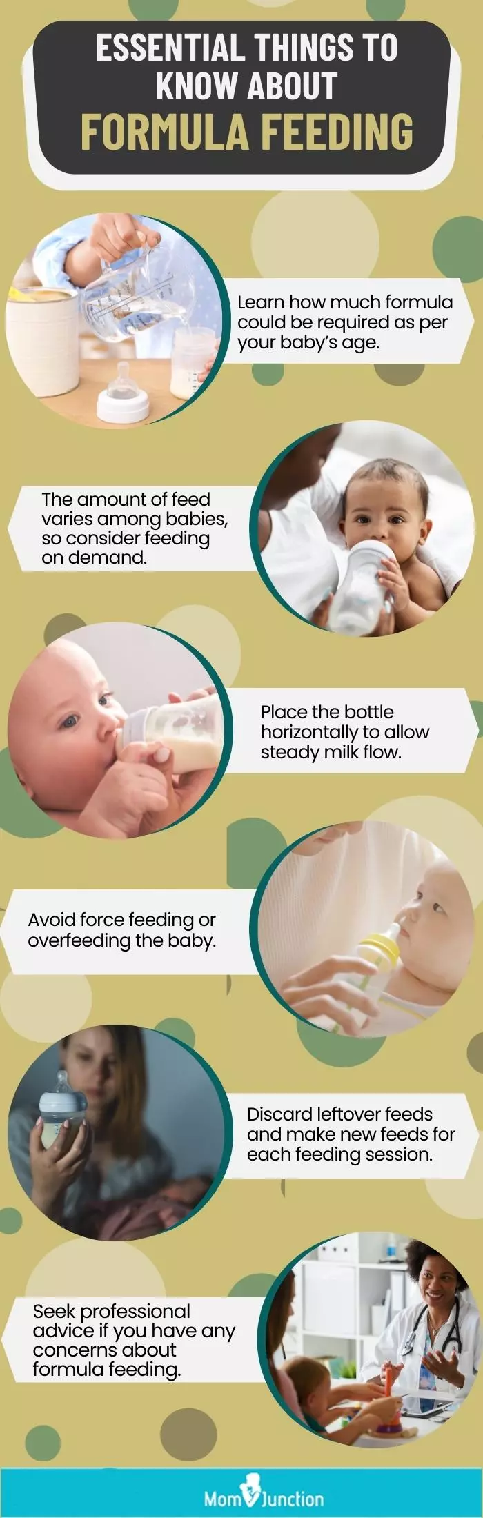 essential things to know about formula feeding (infographic)