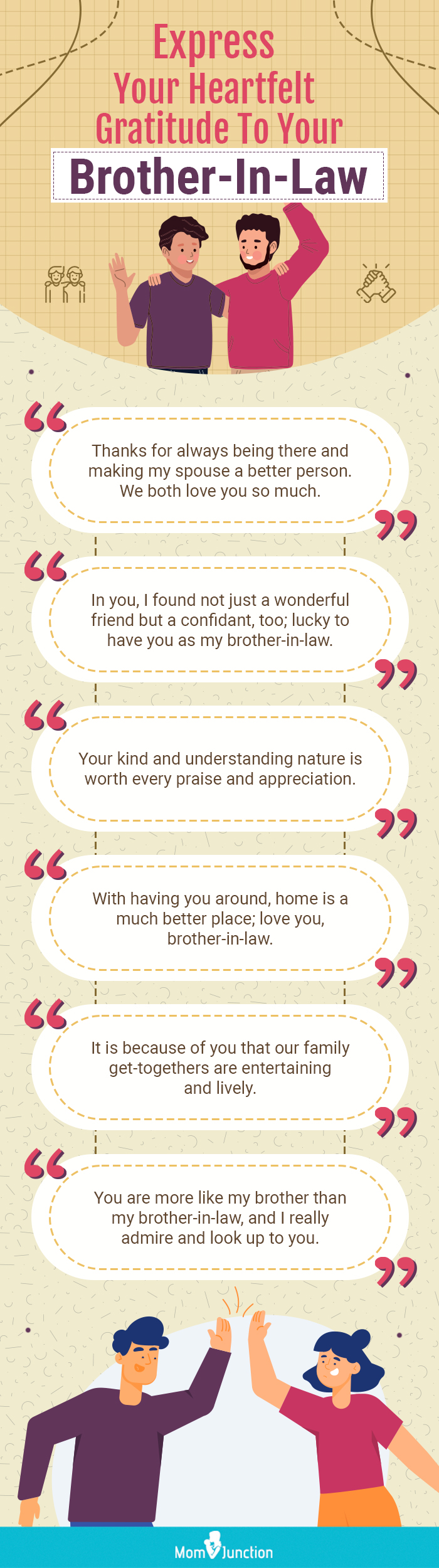 express your heartfelt gratitude to your brother in law (infographic)