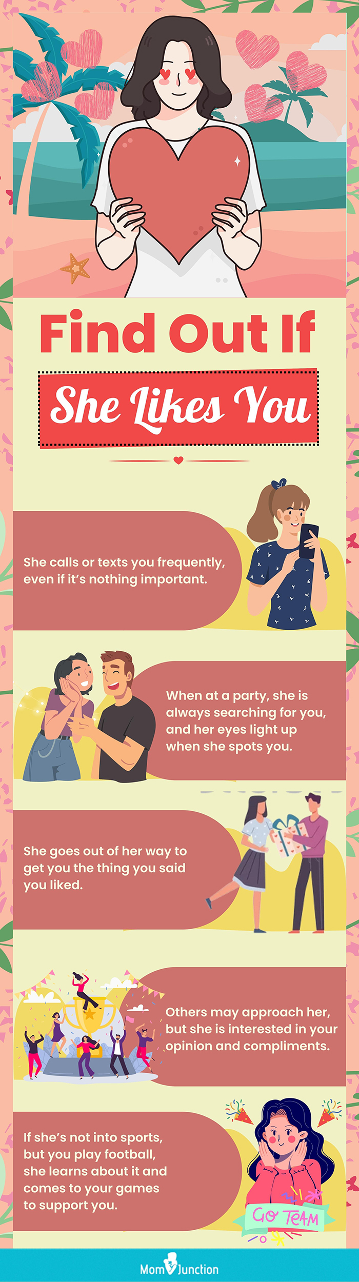 signs if she like you [infographic]