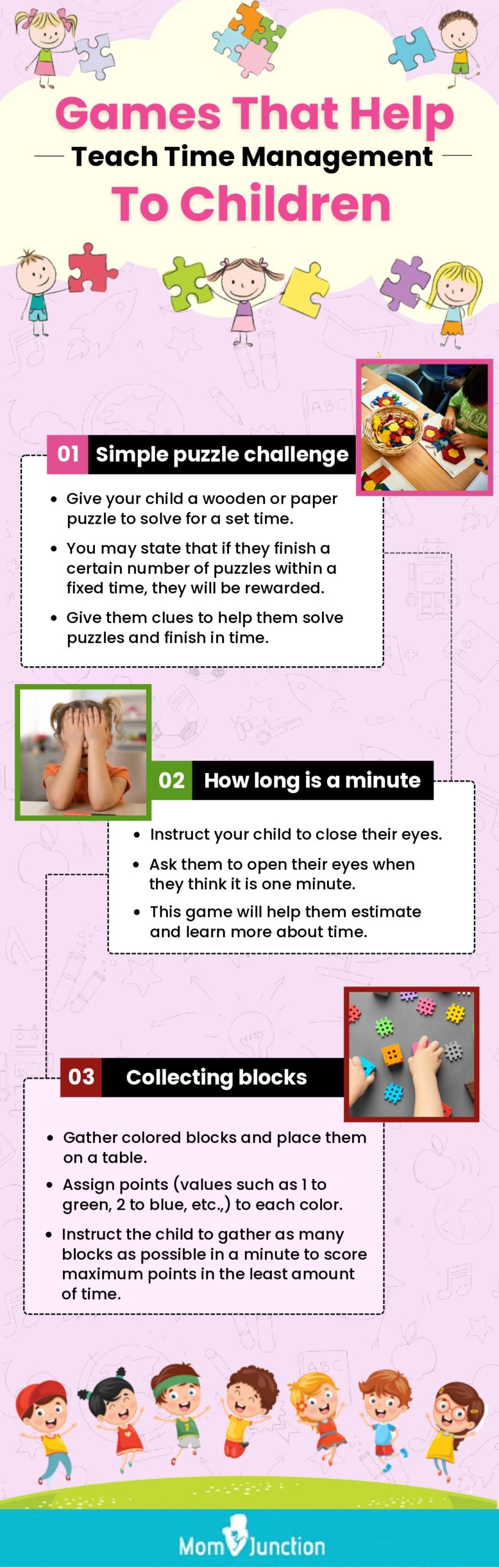 games that help learn time management for children (infographic)