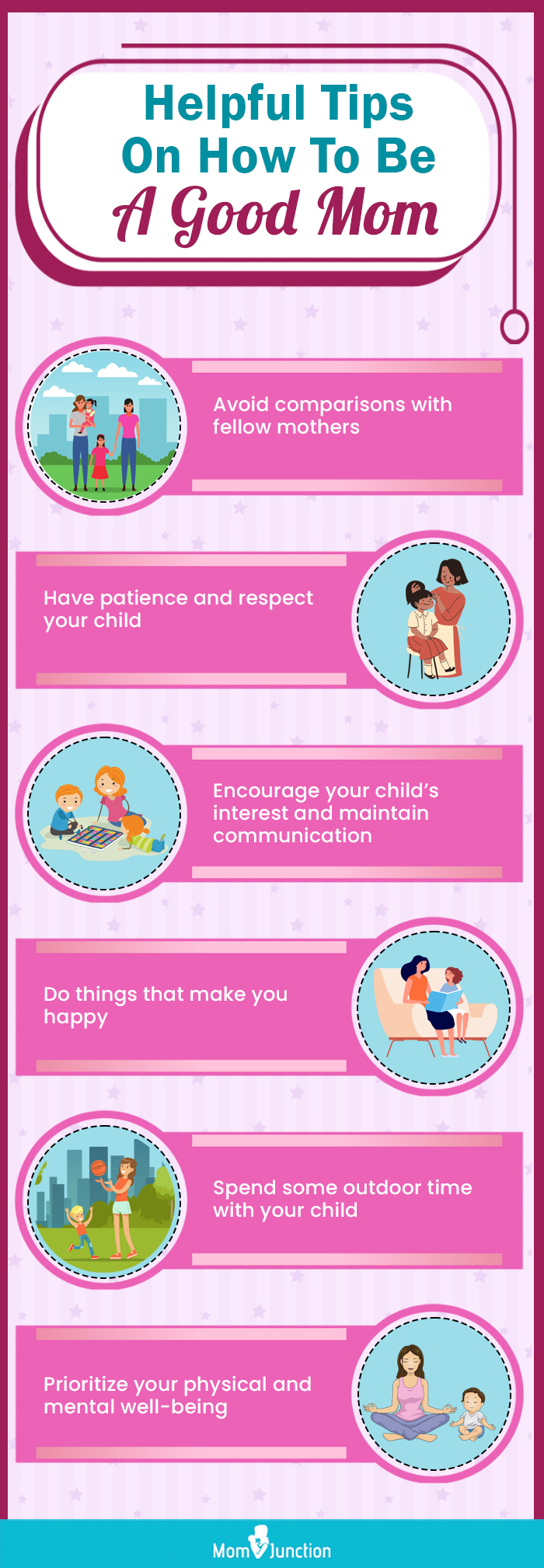 helpful tips on how to be a good mom [infographic]