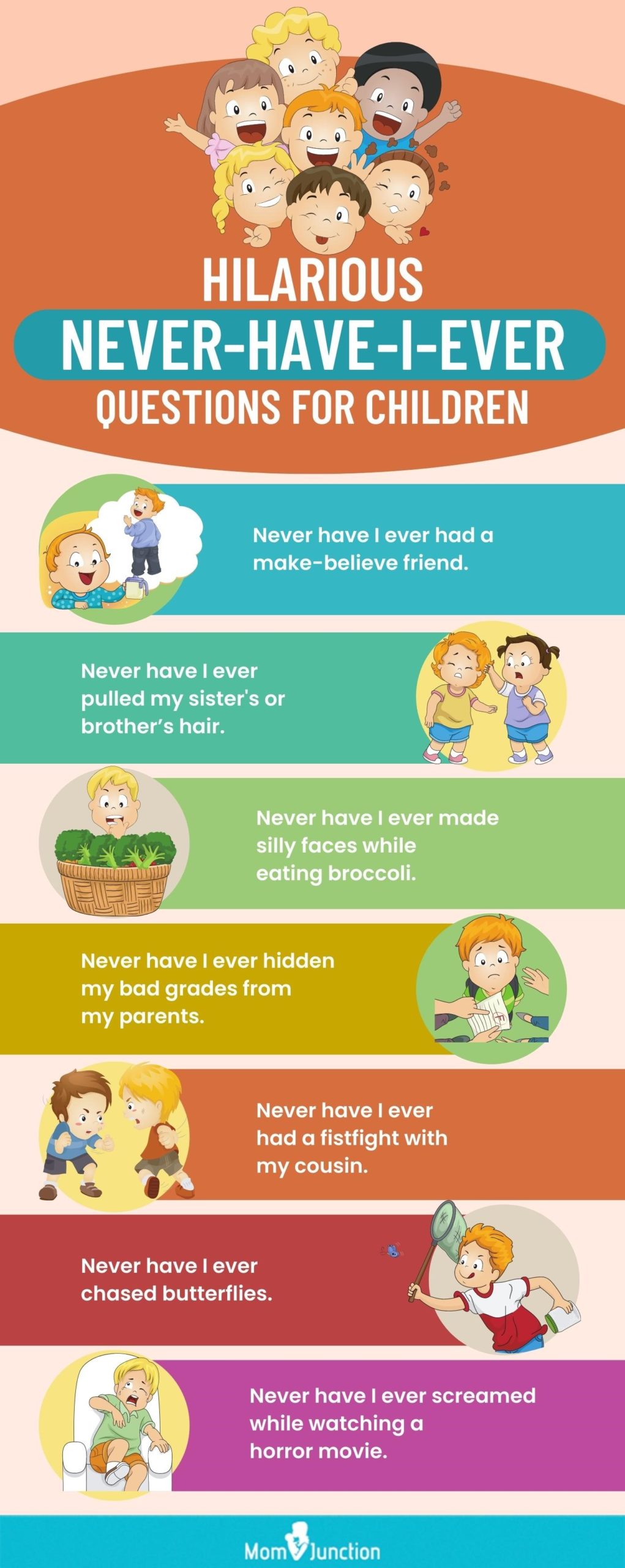 hilarious never have i ever questions for children [infographic]