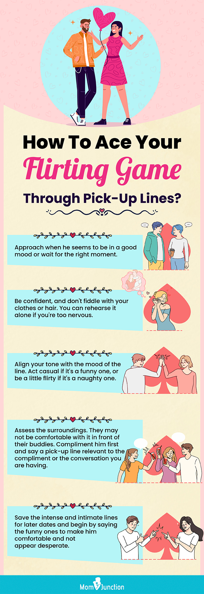 flirty and cheesy pick-up line for him [infographic]