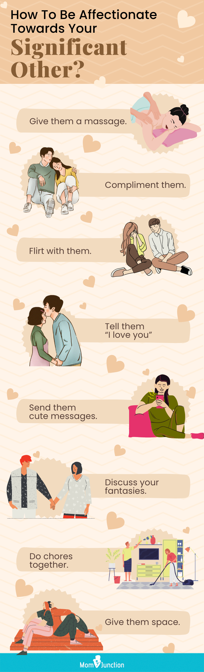 how to be affectionate towards your significant other (infographic)
