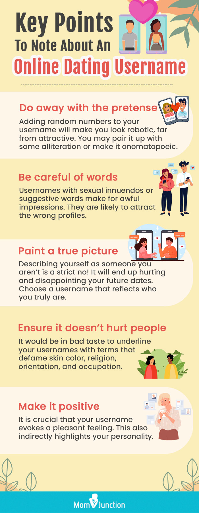 points to consider when choosing a username (infographic)