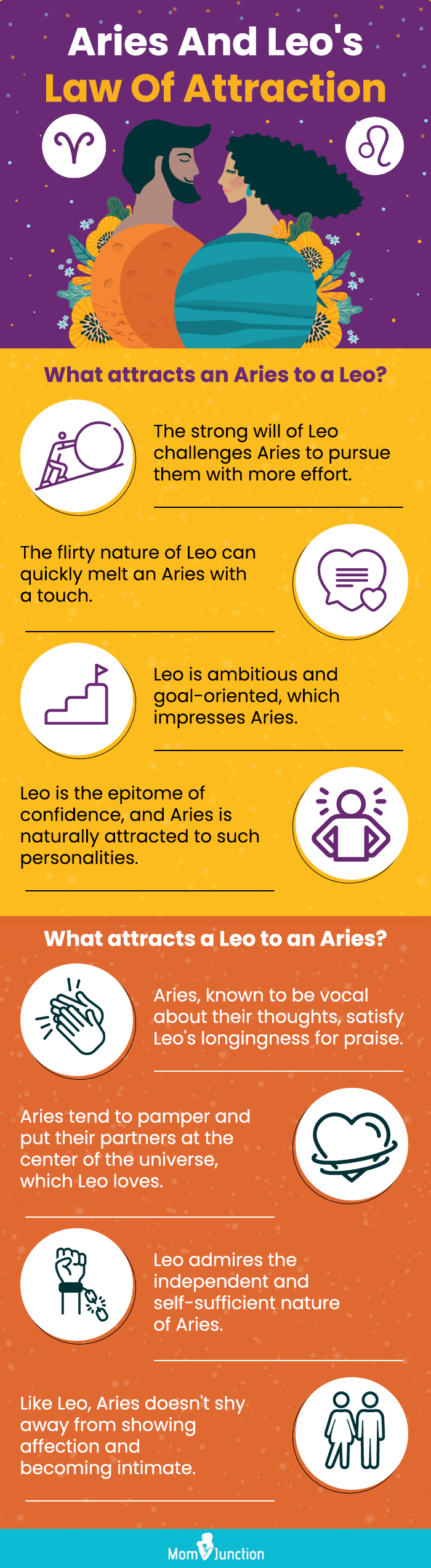 law of attraction leo (infographic)