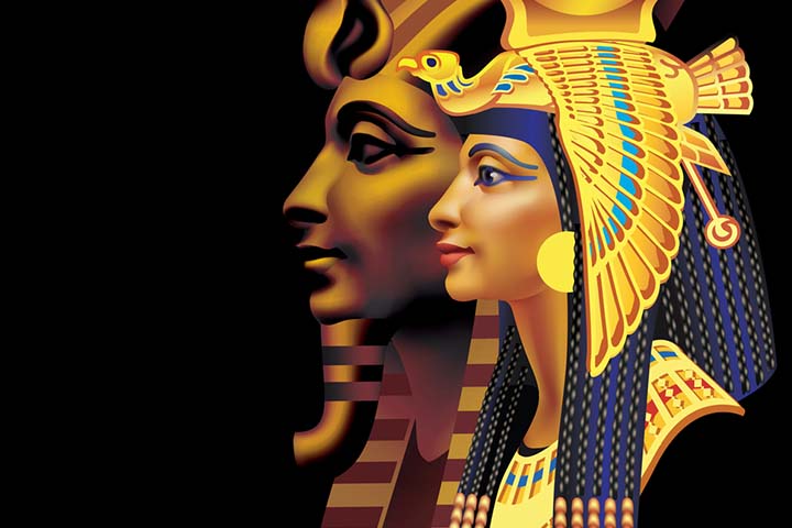 Pharaohs were popular for wearing eye make-up