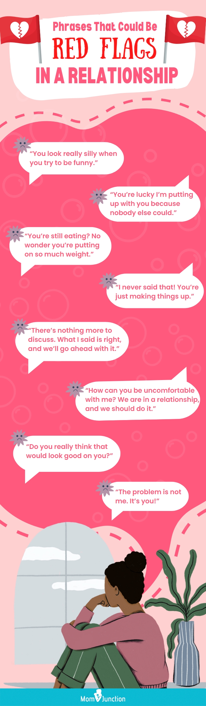 phrases that could be red flags in a relationship [infographic]