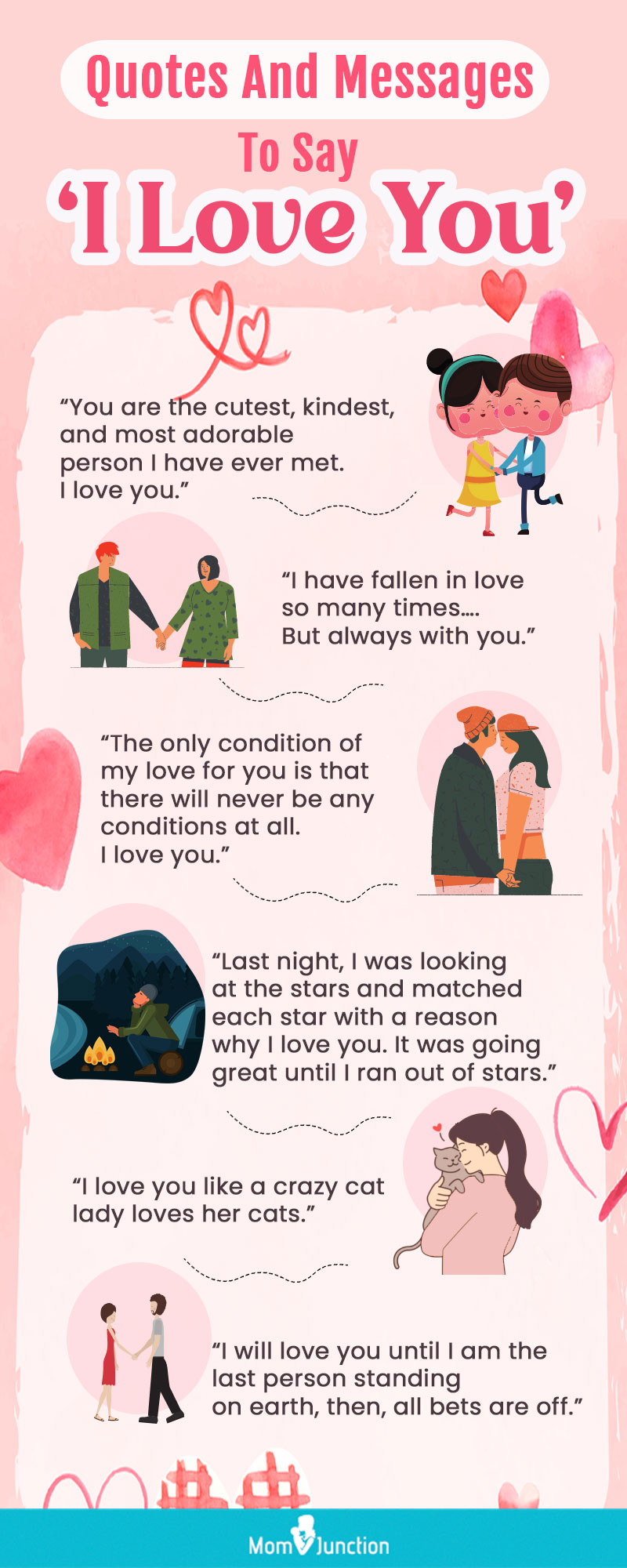 ways to say i love you (infographic)