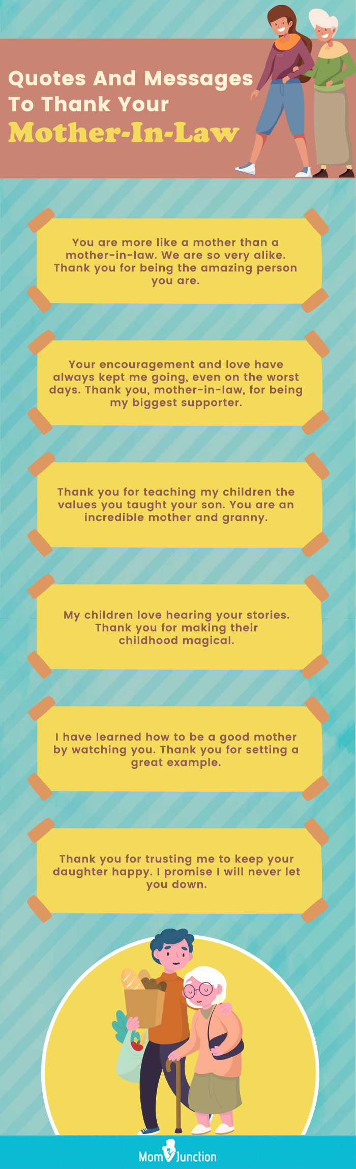 quotes and messages to thank your mother-in-law (infographic)