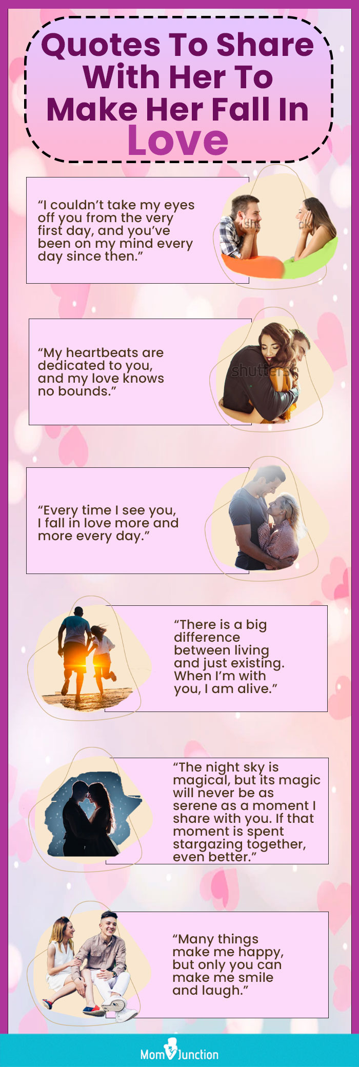 quotes to make her fall in love [infographic]