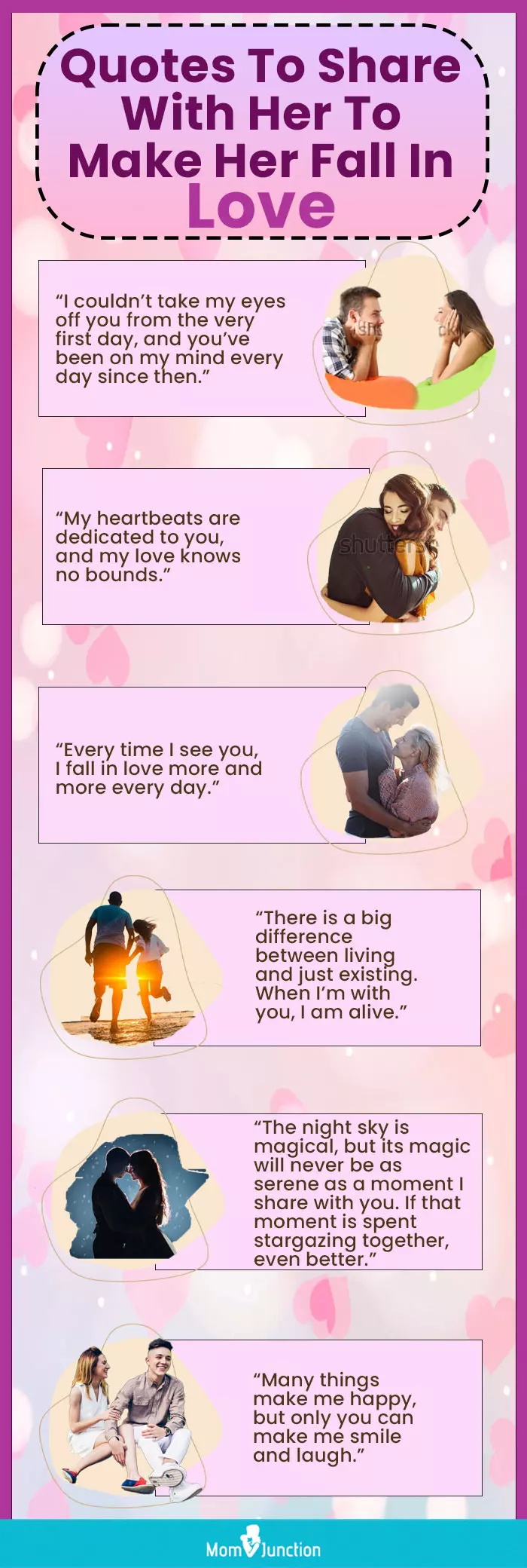 quotes to make her fall in love (infographic)