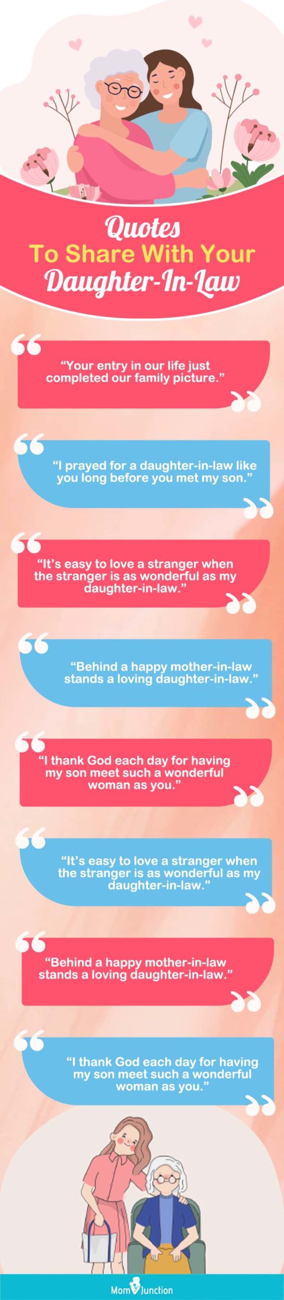 quotes to share with your daughter in law (infographic)