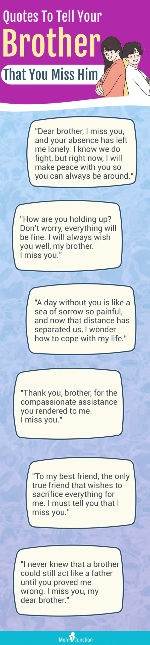 i miss you brother quotes (infographic)