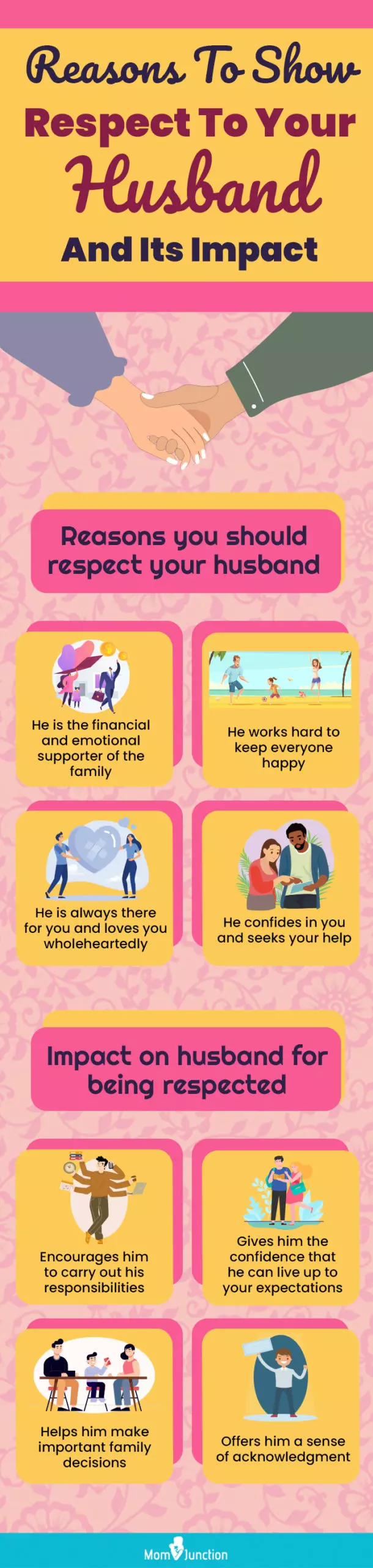 reasons to show respect to your husband and its impact (infographic)