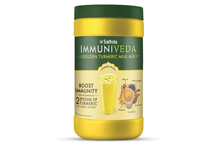 Saffola ImmuniVeda Golden Turmeric Milk Mix
