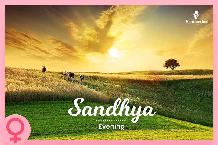 Sandhya is a famous Vedic baby girl name