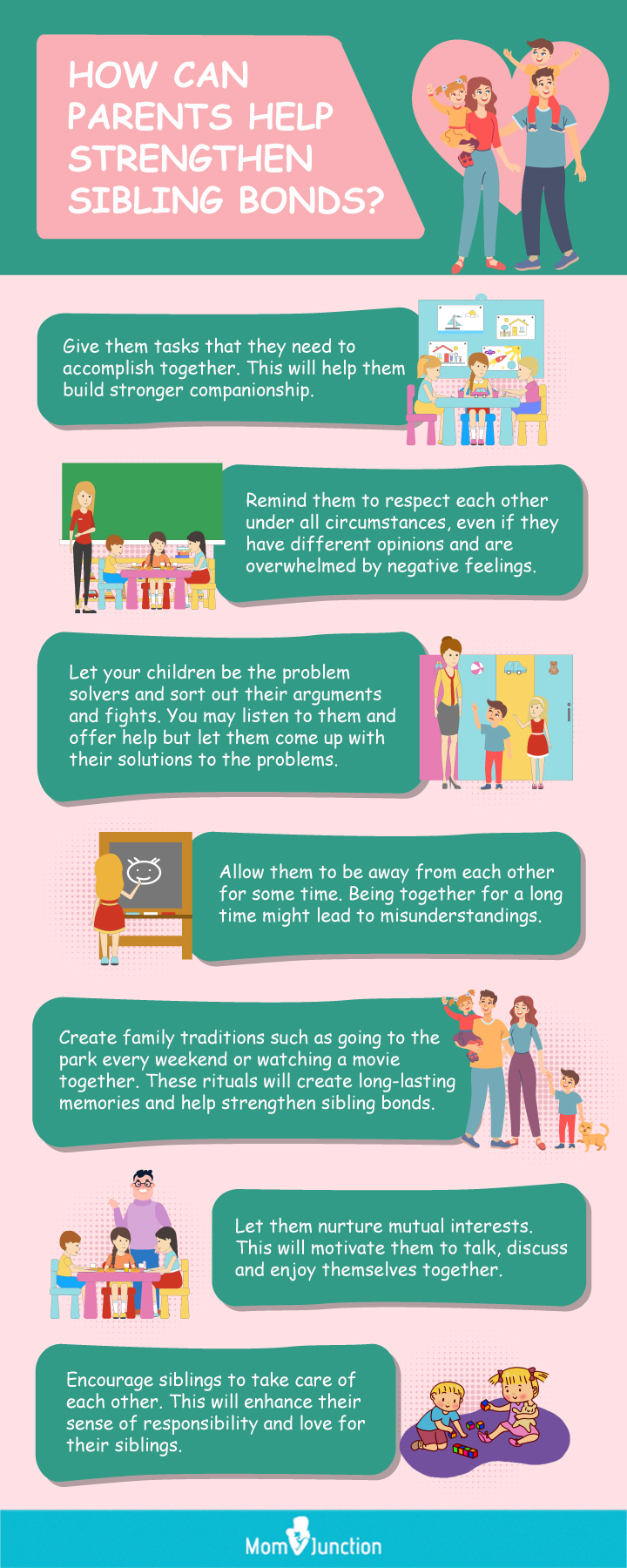 how can parents helpstrengthen sibling bonds [infographic]