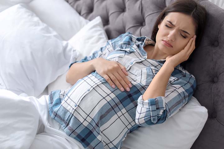 Symptoms experienced during 35th week of pregnancy