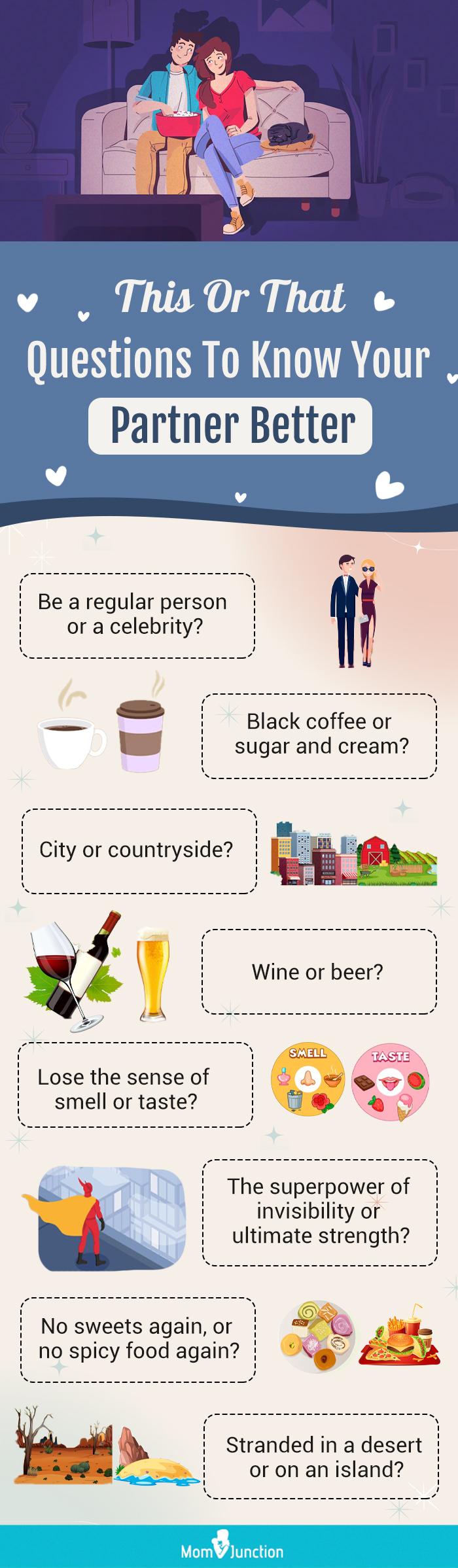 this or that questions to know your partner better (infographic)
