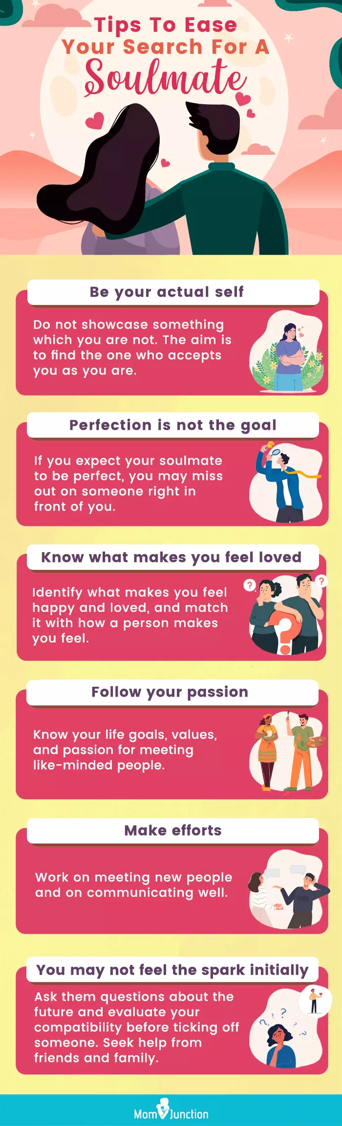 searching for a soulmate (infographic)