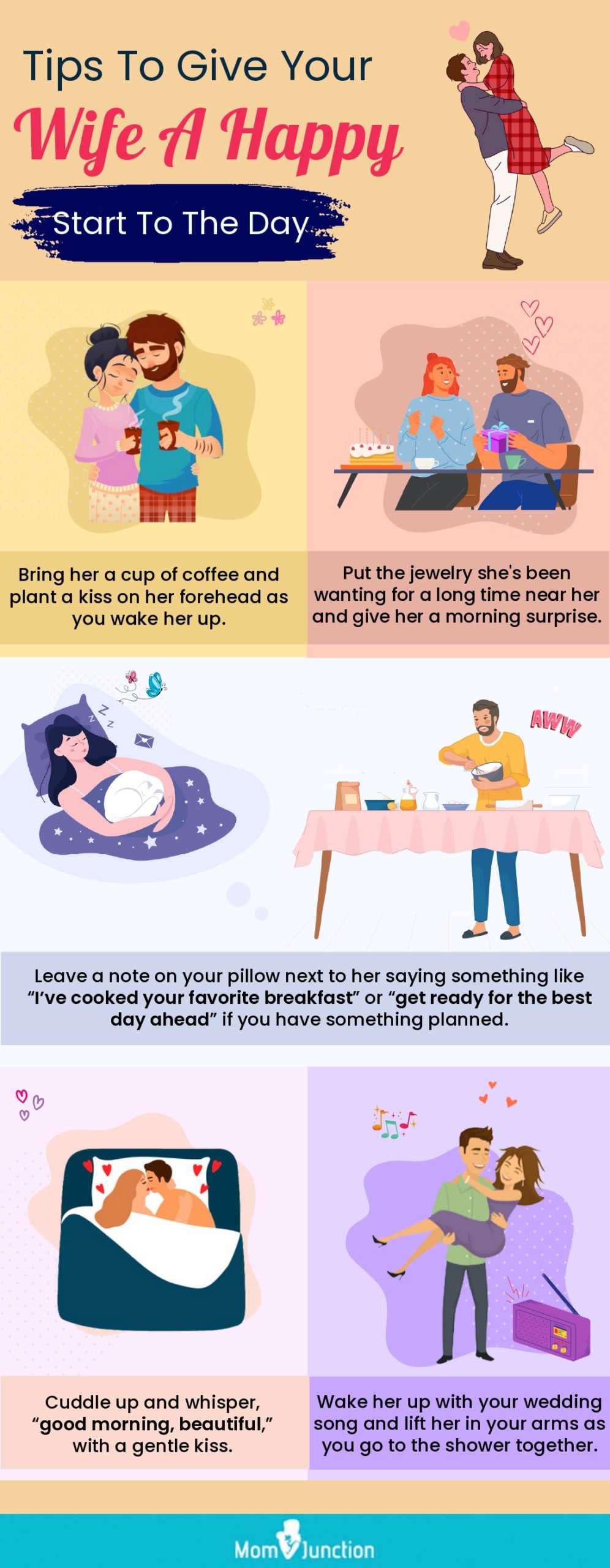 ways to wake up your wife in the morning [infographic]
