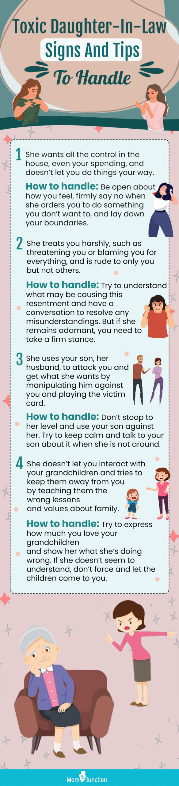 toxic daughter-in-law signs and tips to handle [infographic]