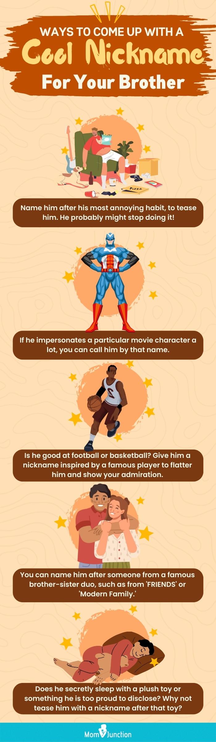 unique nickname for brothers (infographic)