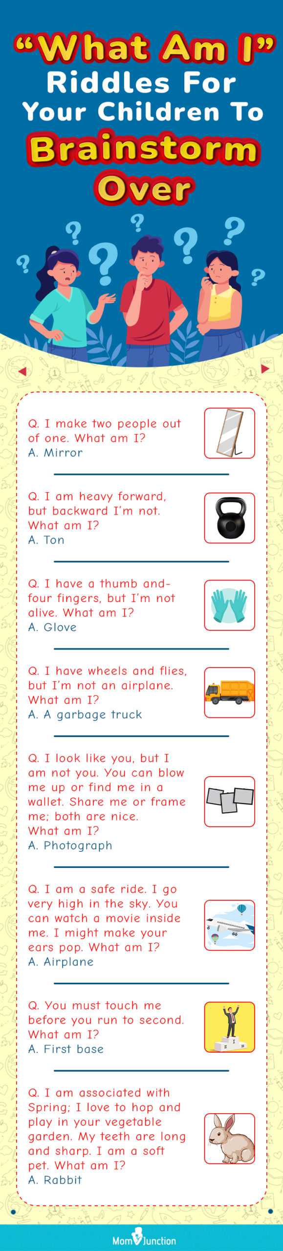 what am i riddles for your children to brainstorm over (infographic)