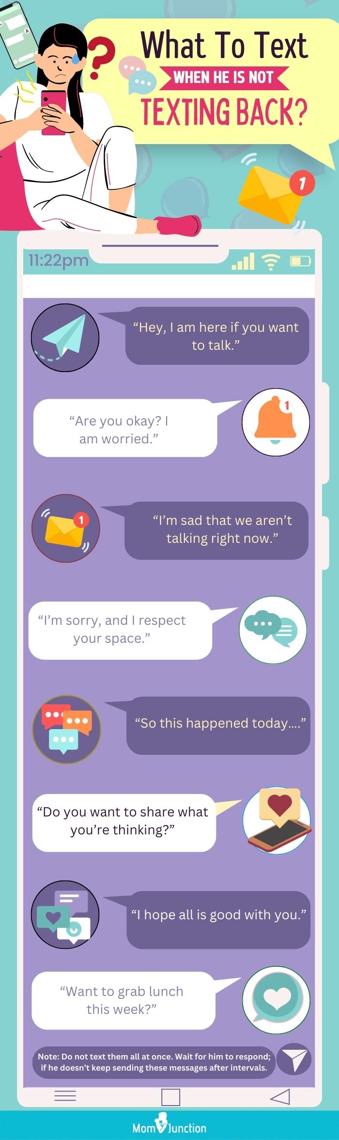 reasons why he might not be texting you back [infographic]