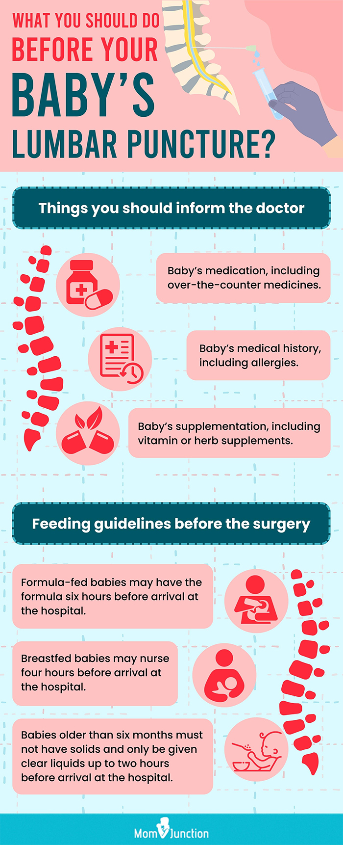 what you should do before your babys lumbar puncture (infographic)