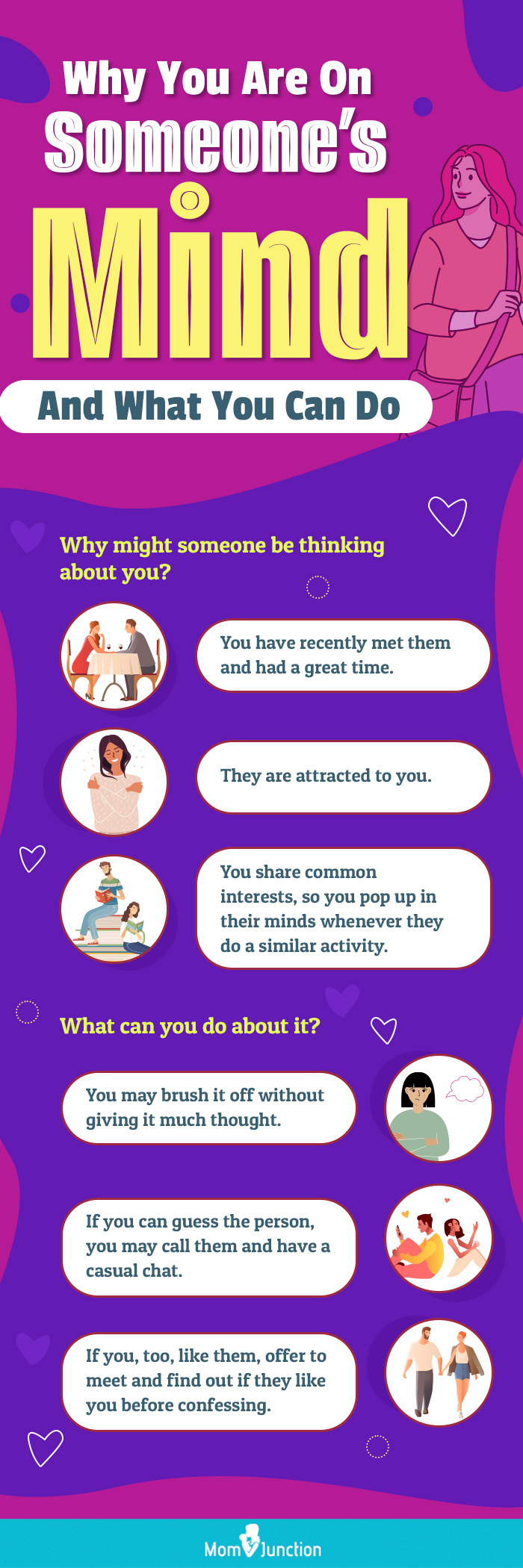 reasons they may be thinking about you (infographic)