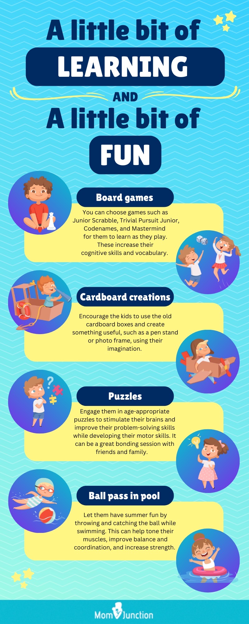 games and activities for eight year olds (infographic)