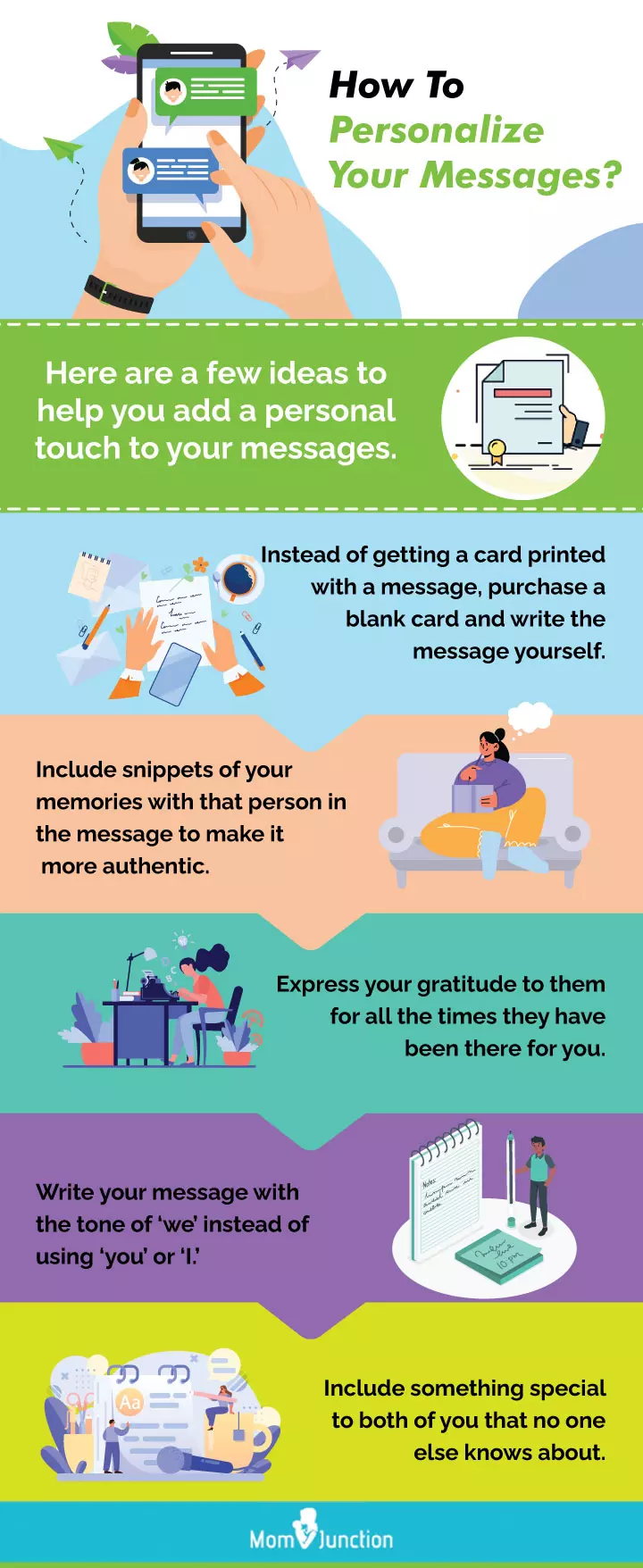 how to personalize tour messages (infographic)