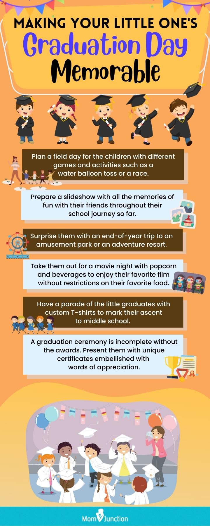 making your little ones graduation day memorable(infographic)