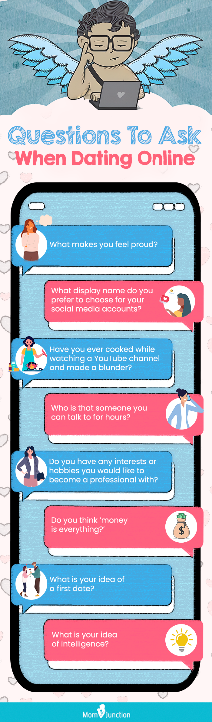 questions to ask on online dating [infographic]