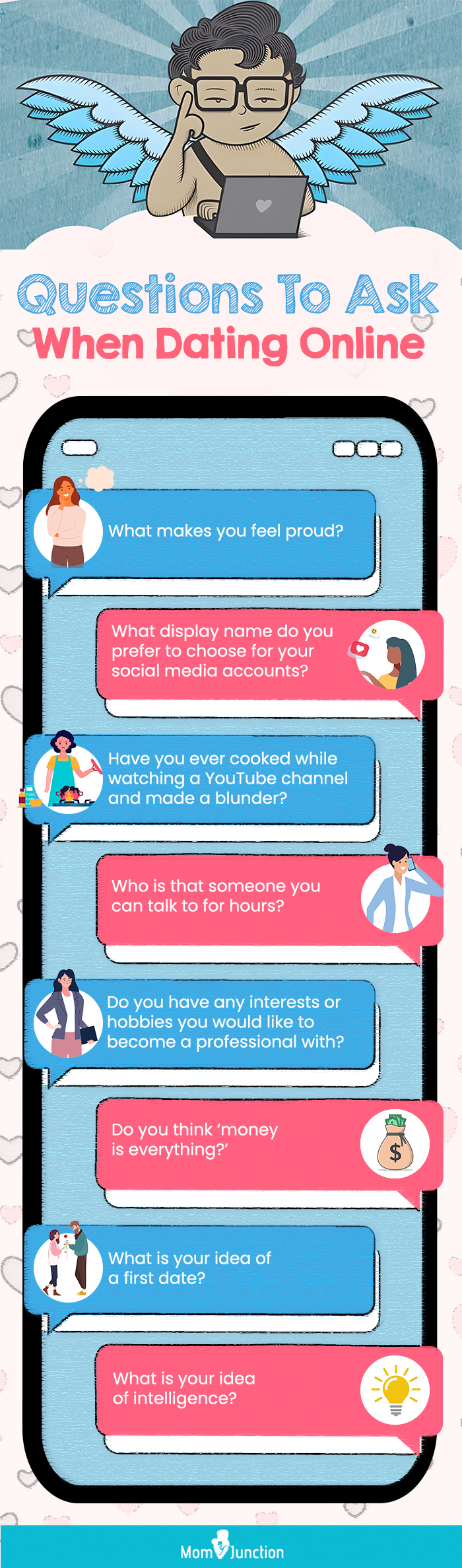 questions to ask on online dating (infographic)