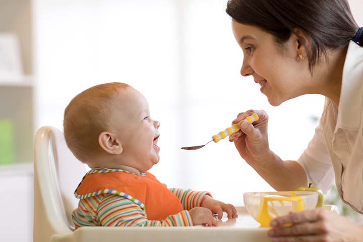 smaller meals help baby grunting