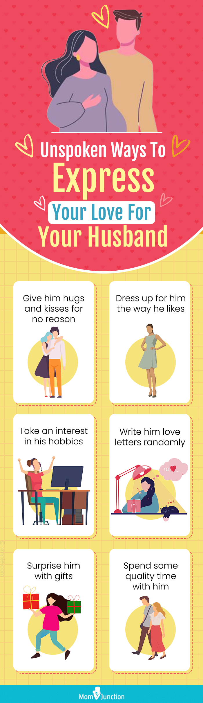 ways to express your love to your husband (infographic)