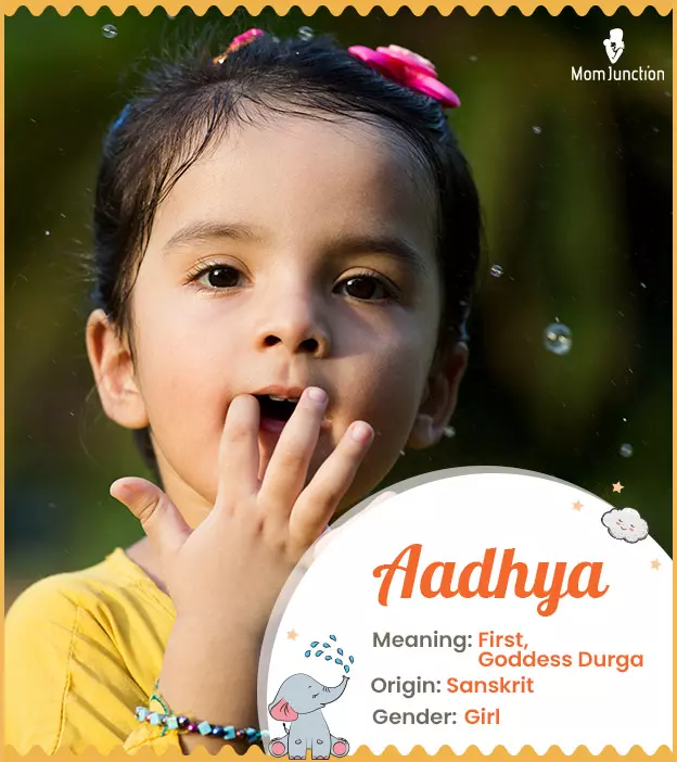 Aadhya, a Sanskrit n