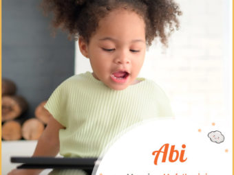 Abi, a name of Hebrew-origin for girls.
