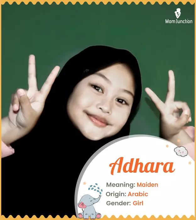 Adhara means a maiden