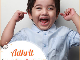 Adhrit, a boy name