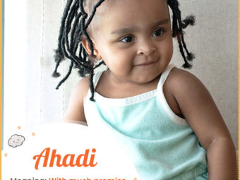 Ahadi means with much promise