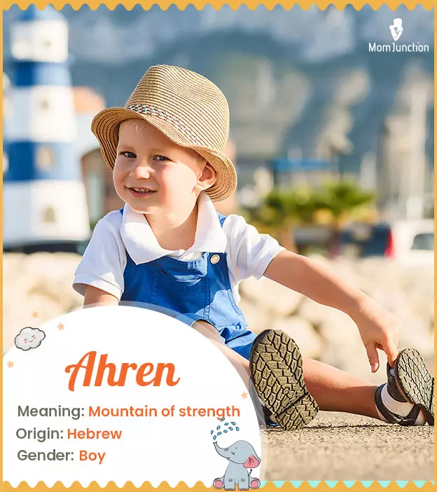 Ahren, a name that exudes passion, strength, and creativity.