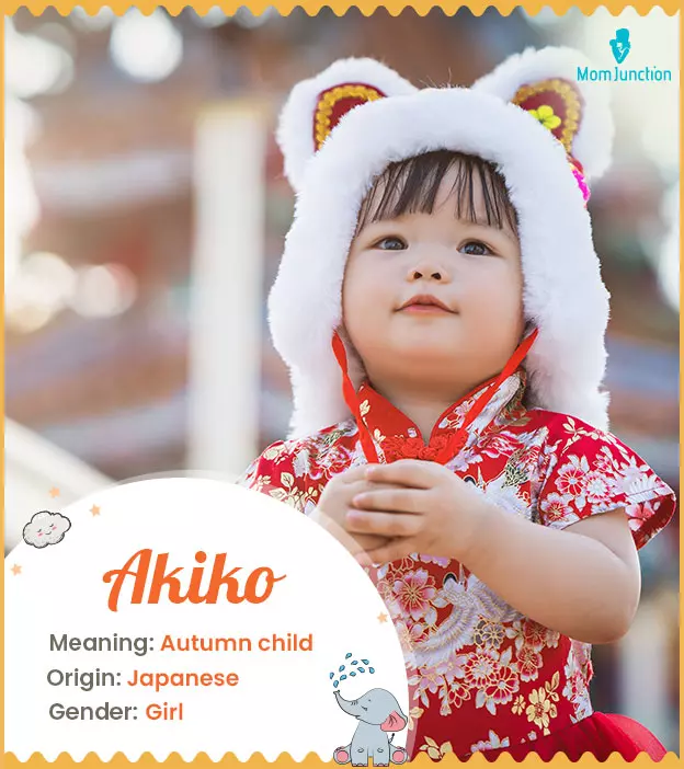 Akiko, an autumn or bright child