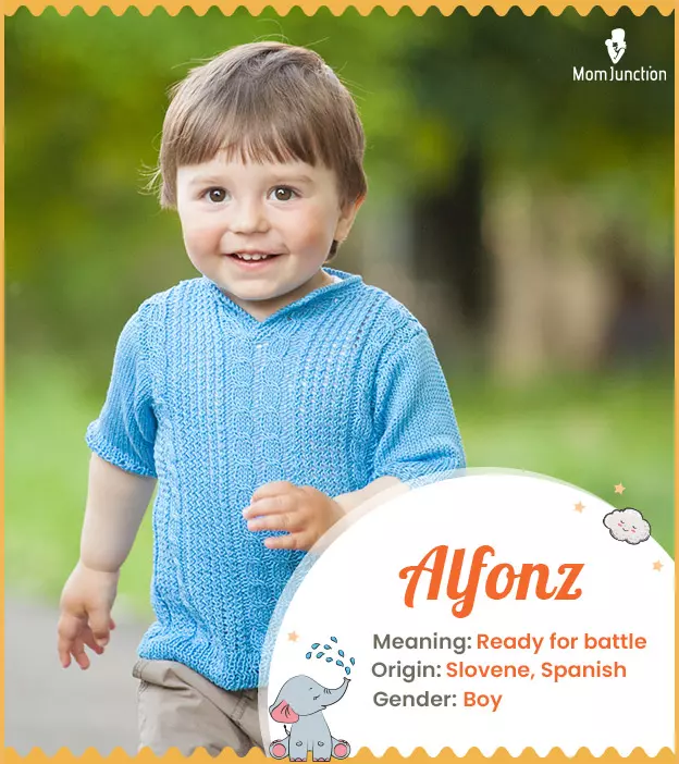 Alfonz meaning ready