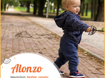 Alonzo, meaning noble