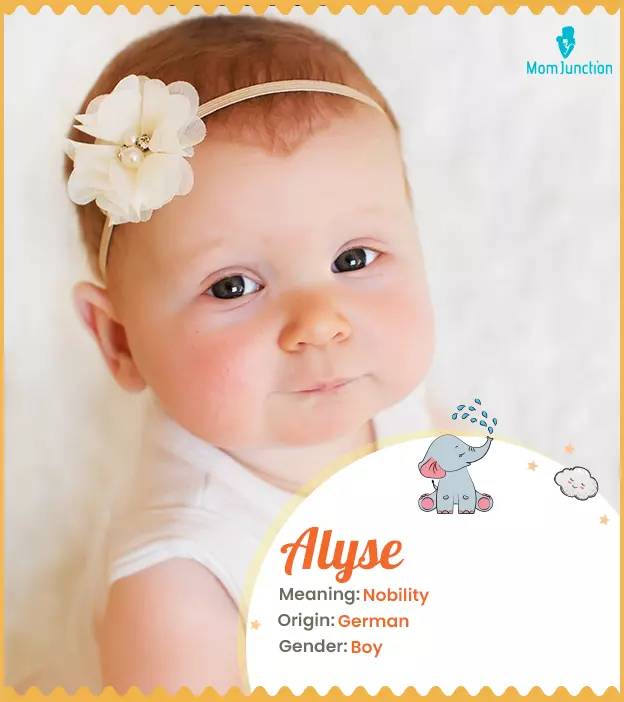 Alyse, meaning nobility