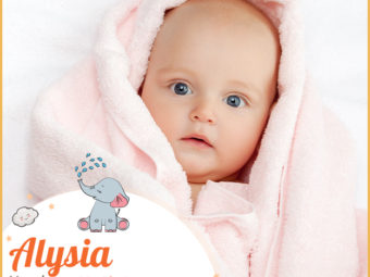 Alyssia is a feminine name meaning noble